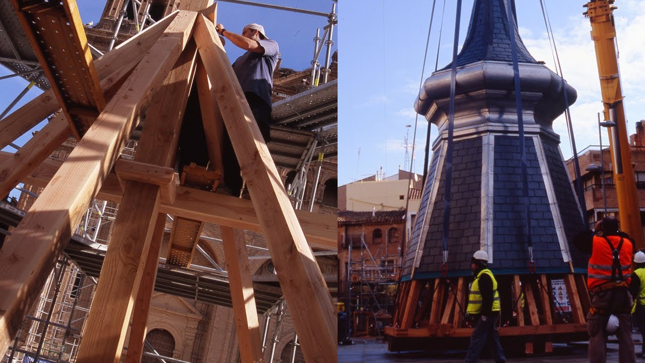 El chapitel de la Colegiata de San Miguel | Carpintería y restauración | La madera y sus usos