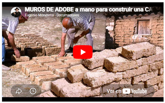 ADOBAS y otras tradiciones| MUROS DE ADOBE a mano para construir una CASA DE PUEBLO