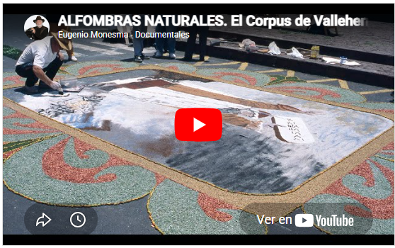Alfombras naturales | El Corpus de Vallehermoso | Fiesta tradicional