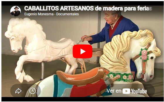 Caballitos artesanos de madera para ferias y tiovivos | LOS CABALLITOS DE FERIA