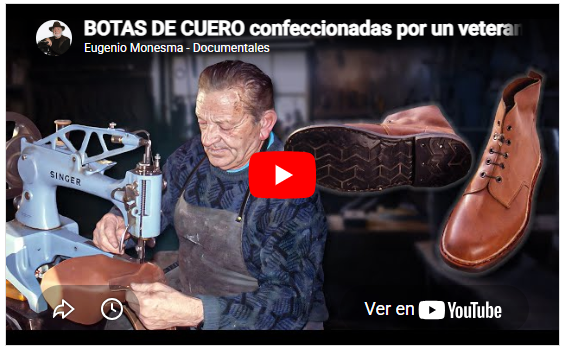 Confección de zapatos y botas de forma artesanal | El zapatero | Oficios Perdidos