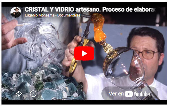 Cristal y vidrio artesano. Proceso de elaboración de varias piezas | Oficios Perdidos