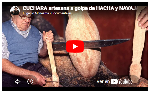 Cucharero de Maella | CUCHARA artesana a golpe de HACHA y NAVAJA
