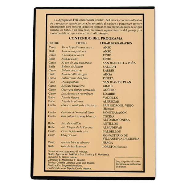 El Altoaragón a través de su música popular