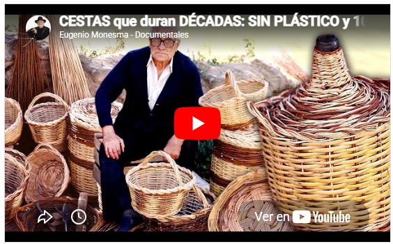 El cestero de Sabiñan | CESTAS que duran DÉCADAS: SIN PLÁSTICO y 100% naturales | 50 años trenzando MIMBRE a orillas del río