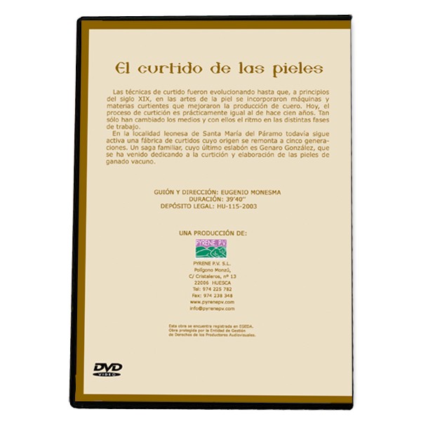 El curtido de las pieles