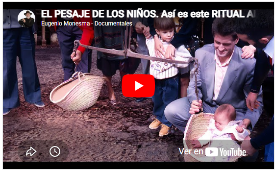 El pesaje de los niños en Lituénigo | Ritual y fiesta tradicional