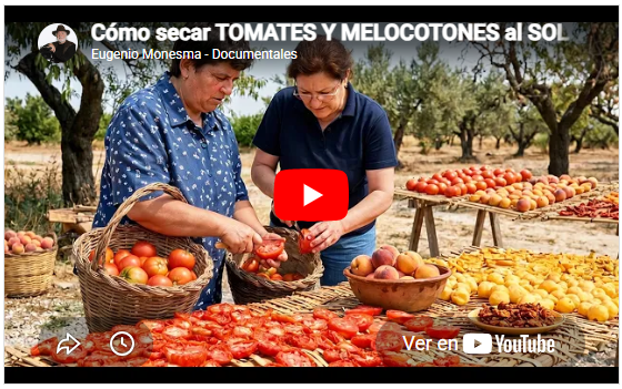 El secado de tomates