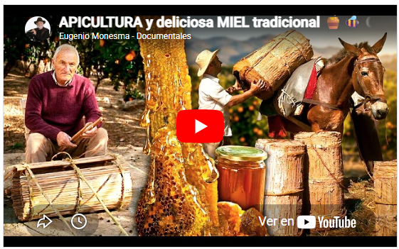La apicultura tradicional | Elaboración miel y cera | Colmena antigua de carrizo | Oficios Perdidos
