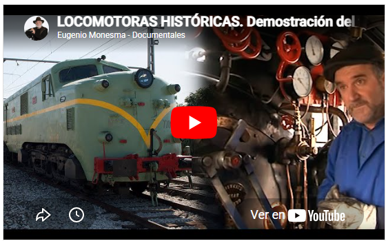 Locomotoras históricas. Demostración del funcionamiento de estas máquinas