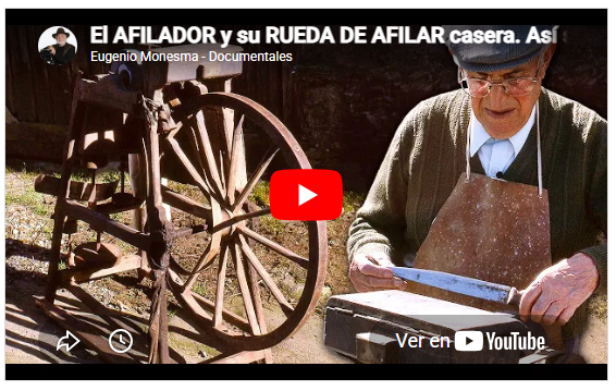 Los afiladores|El AFILADOR y su RUEDA DE AFILAR casera