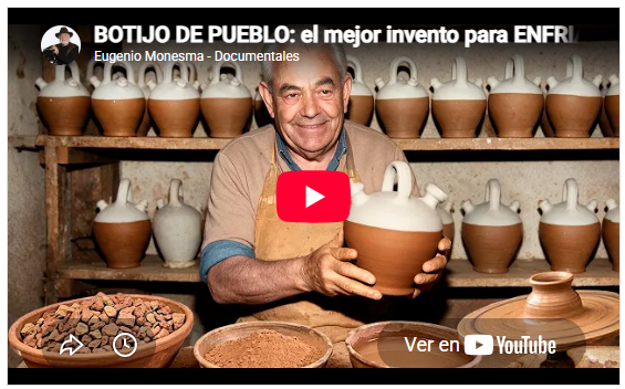 Los alfareros de Fresno de Cantespino | BOTIJO DE PUEBLO | BARRO en piezas de ALFARERIA