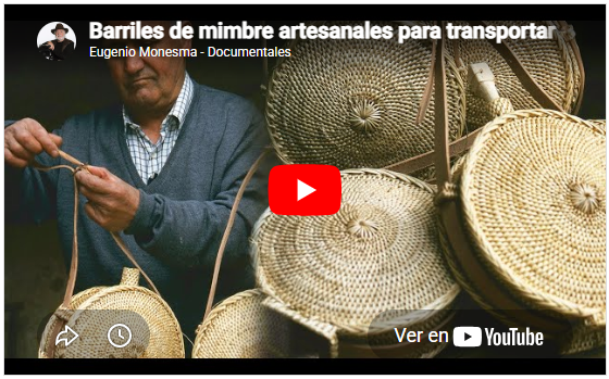 Los barriles de mimbre | Artesanía con mimbre