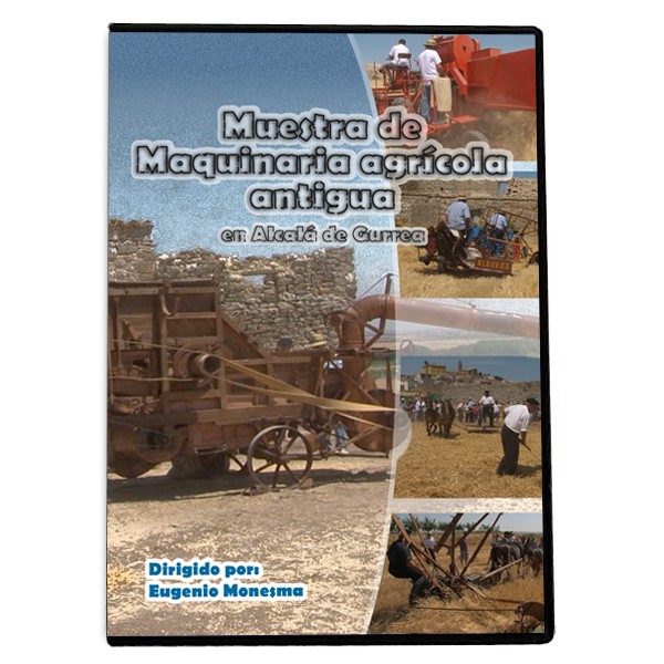 Muestra de maquinaria agrícola antigua en Alcalá de Gurrea