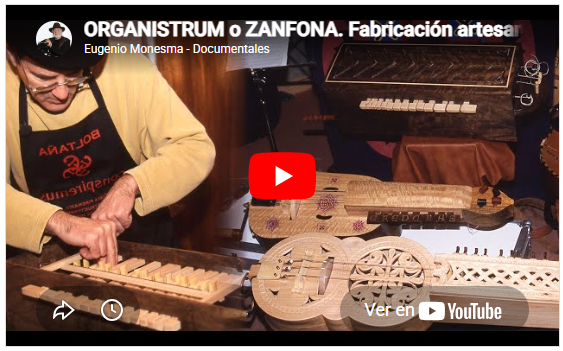 Organistrum o zanfona. Fabricación artesanal de este instrumento musical | Sinfonía